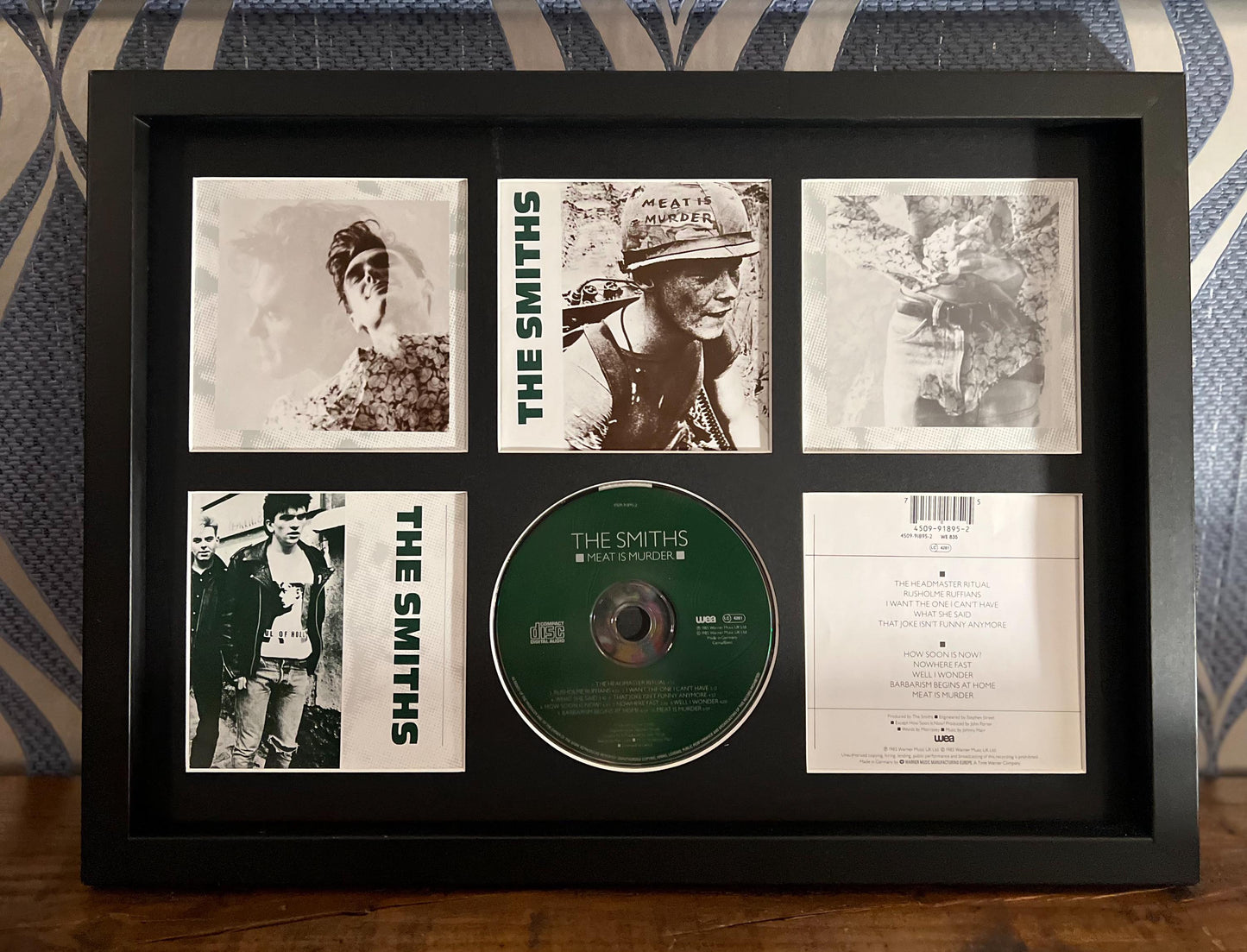 The Smiths | Meat Is Murder | Retro Mounted CD Wall Display | Frame Not Included |