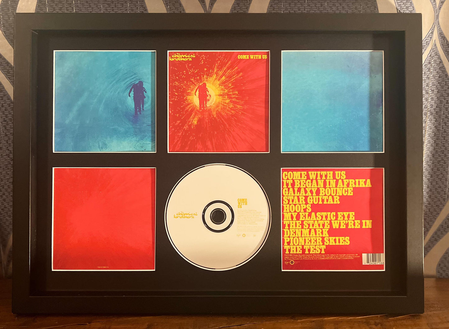 The Chemical Brothers | Come With Us | Retro Mounted CD Wall Display | Frame Not Included |