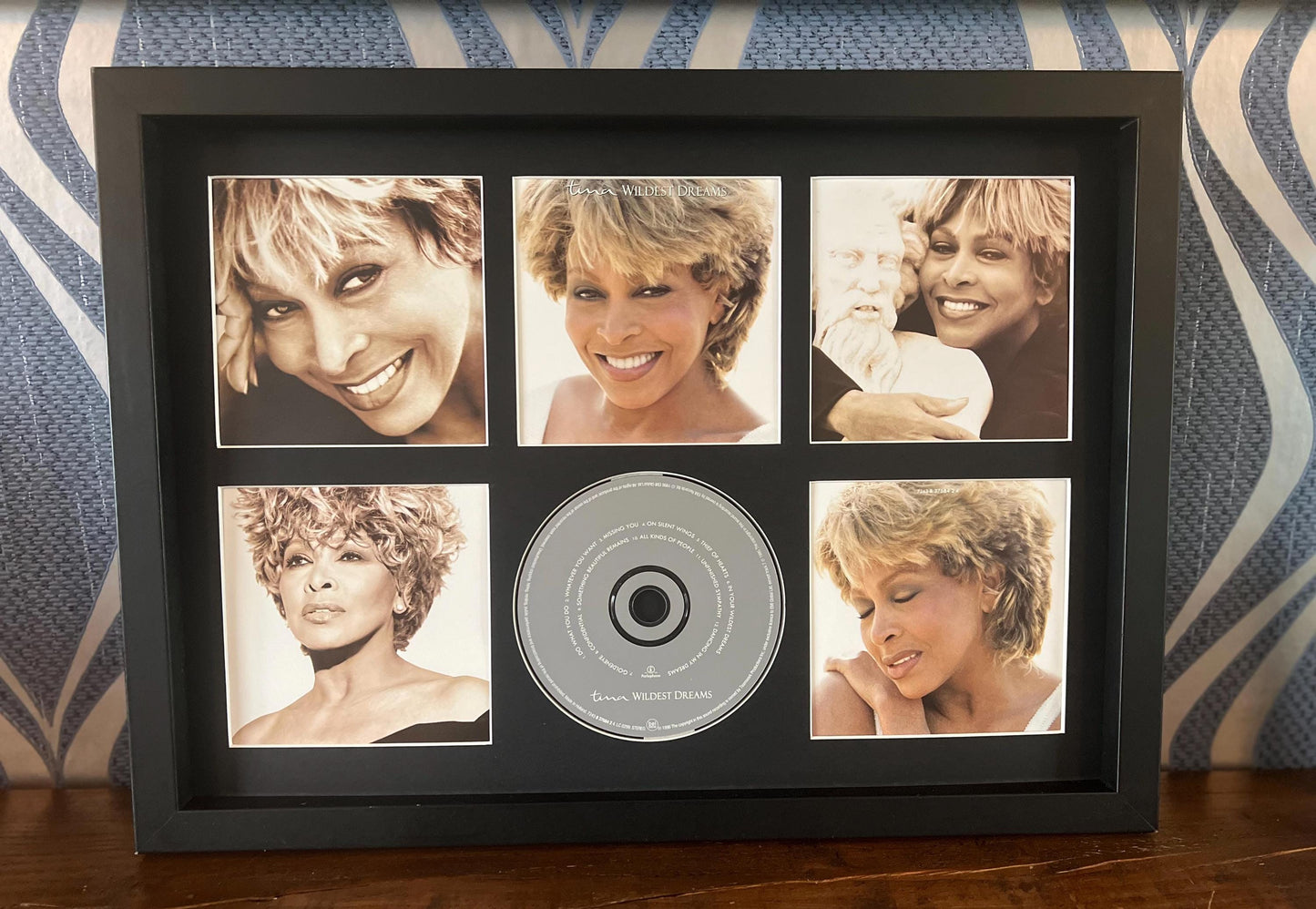 Tina Turner | Wildest Dreams | Retro Mounted CD Wall Display | Frame Not Included |