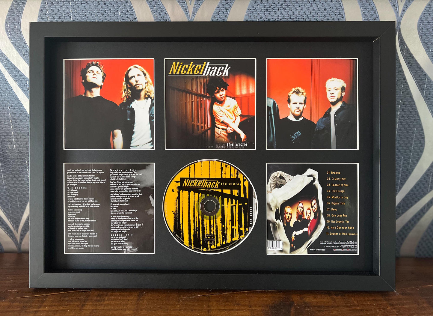 Nickelback | The State | Retro Mounted CD Wall Display | Frame Not Included |