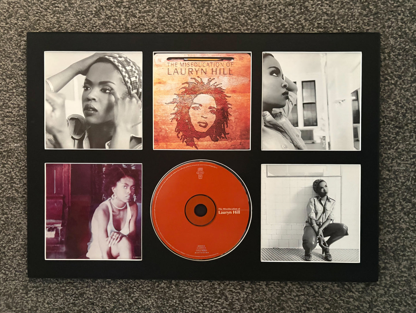Lauryn Hill | The Miseducation Of Lauryn Hill | Retro Mounted CD Wall Display | Frame Not Included |