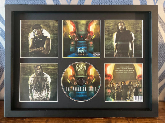 Korn | The Paradigm Shift | Retro Mounted CD Wall Display | Frame Not Included |