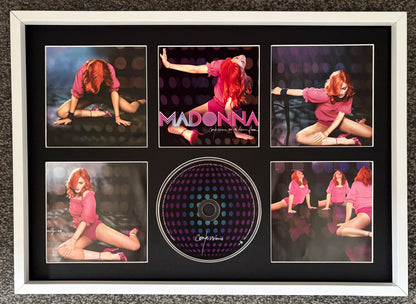 Madonna | Confessions On A Dancefloor | Retro Mounted CD Wall Display | Frame Not Included |