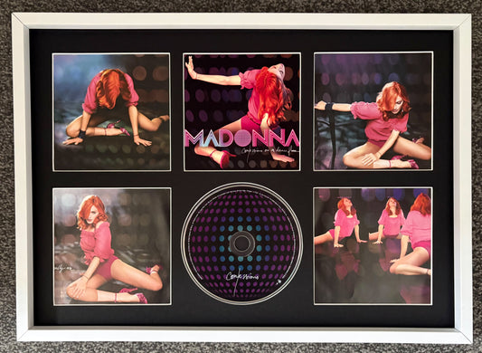 Madonna | Confessions On A Dancefloor | Retro Mounted CD Wall Display | Frame Not Included |