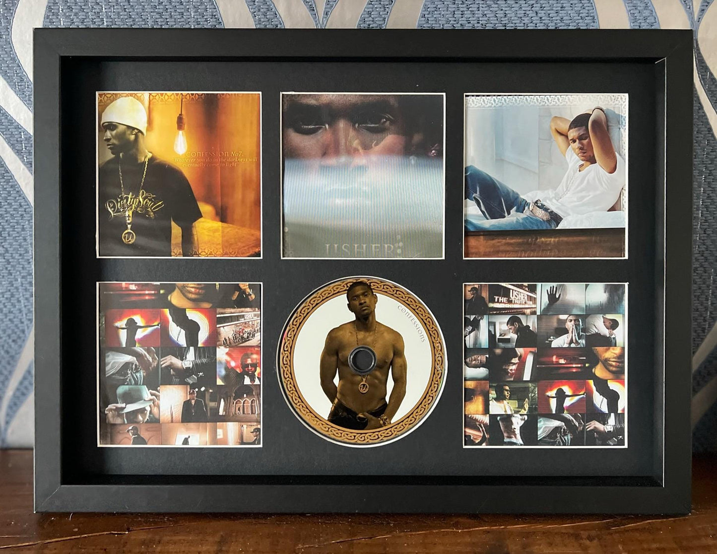 Usher | Confessions | Retro Mounted CD Wall Display | Frame Not Included |