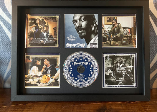 Snoop Dogg | The Blue Carpet Treatment | Retro Mounted CD Wall Display | Frame Not Included |