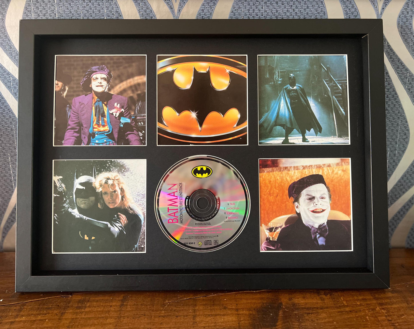 Batman | Original Soundtrack | Retro Mounted CD Wall Display | Frame Not Included |