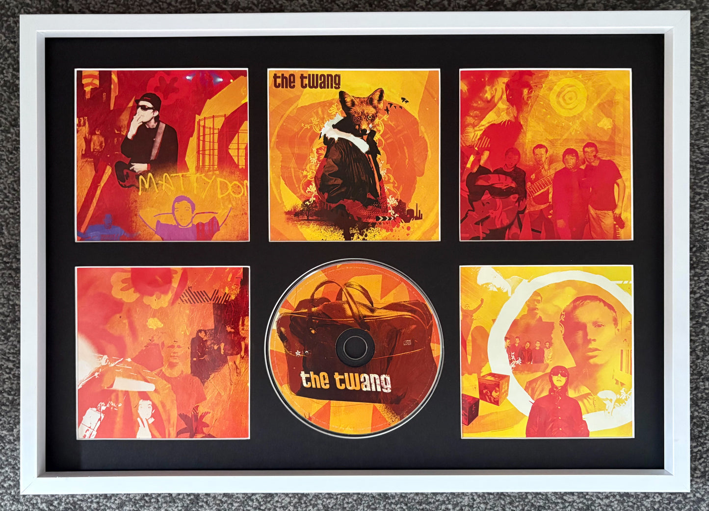 The Twang | Love It When It Feels Like This | Retro Mounted CD Wall Display | Frame Not Included |