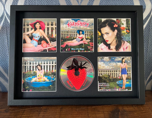 Katy Perry | One Of The Boys | Retro Mounted CD Wall Display | Frame Not Included |