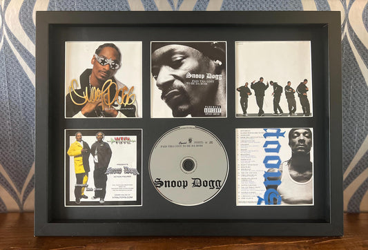 Snoop Dogg | Paid Tha Cost To Be Da Boss | Retro Mounted CD Wall Display | Frame Not Included |