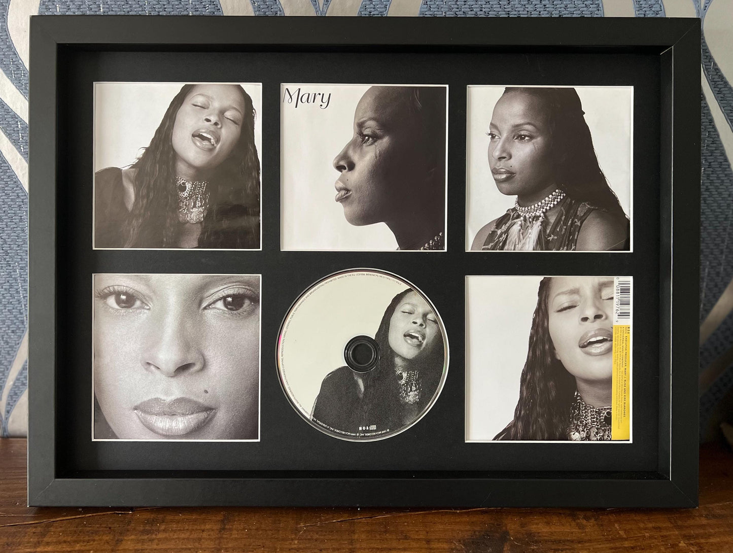 Mary J Blige | Mary | Retro Mounted CD Wall Display | Frame Not Included |