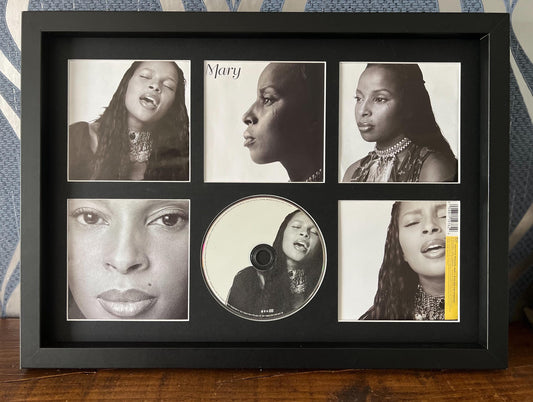 Mary J Blige | Mary | Retro Mounted CD Wall Display | Frame Not Included |
