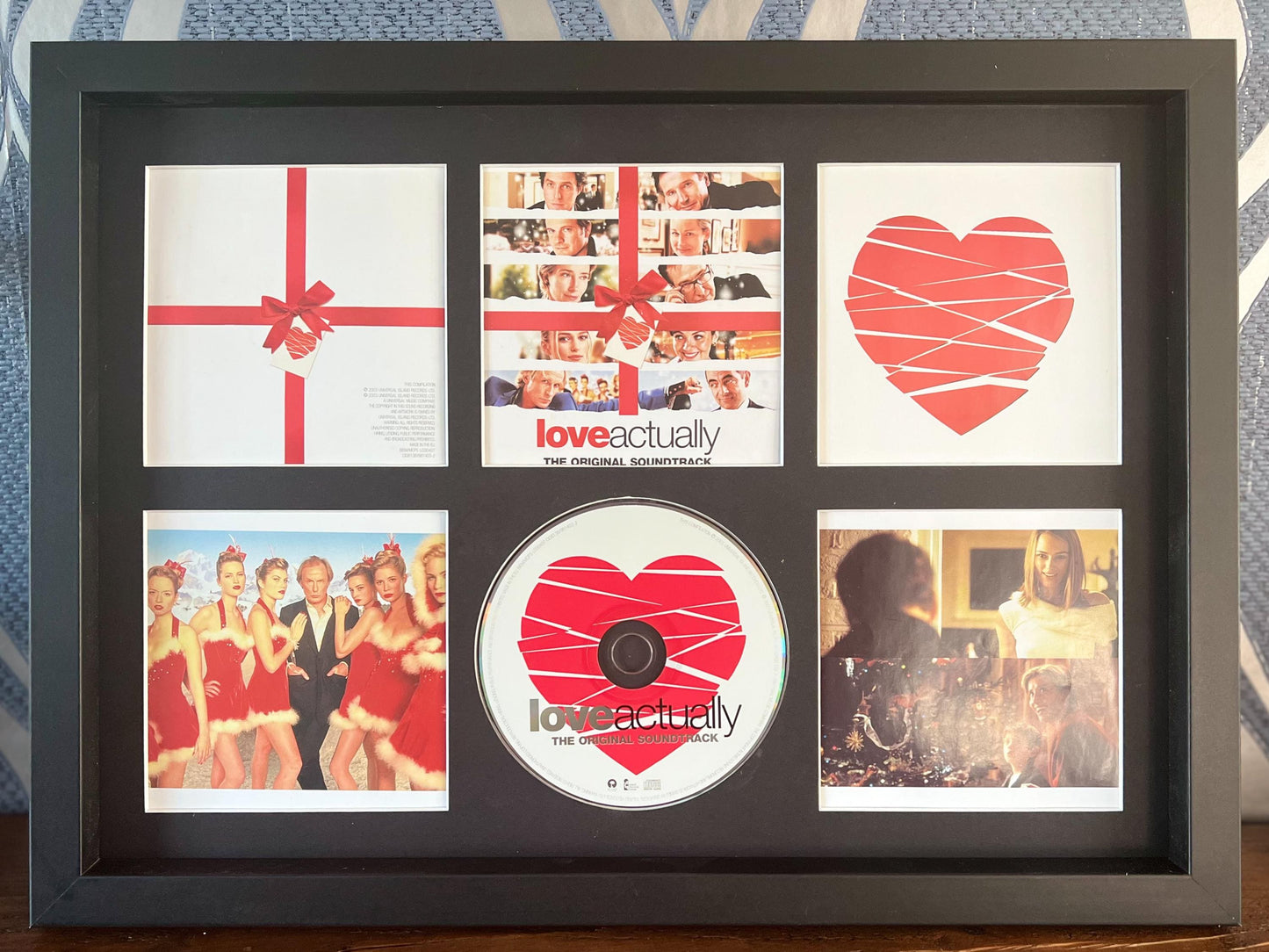 Love Actually | Original Soundtrack | Retro Mounted CD Wall Display | Frame Not Included |