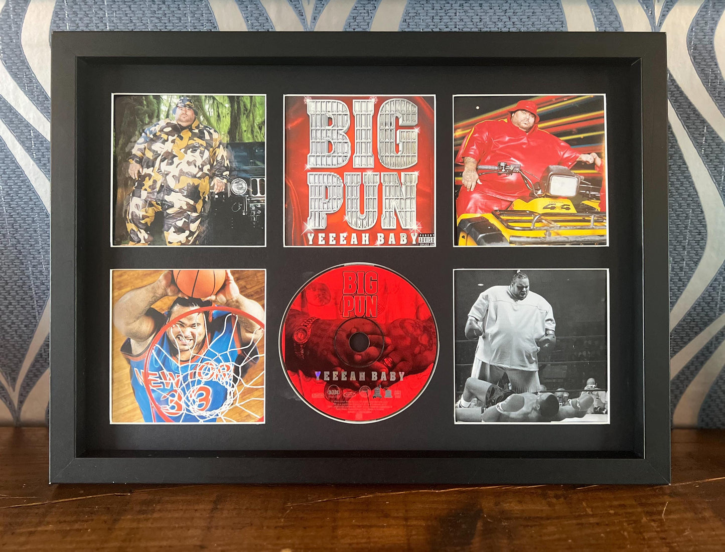 Big Punisher | Yeeeah Baby | Retro Mounted CD Wall Display | Frame Not Included |