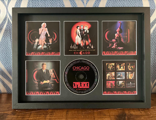 Chicago | Original Soundtrack | Retro Mounted CD Wall Display | Frame Not Included |