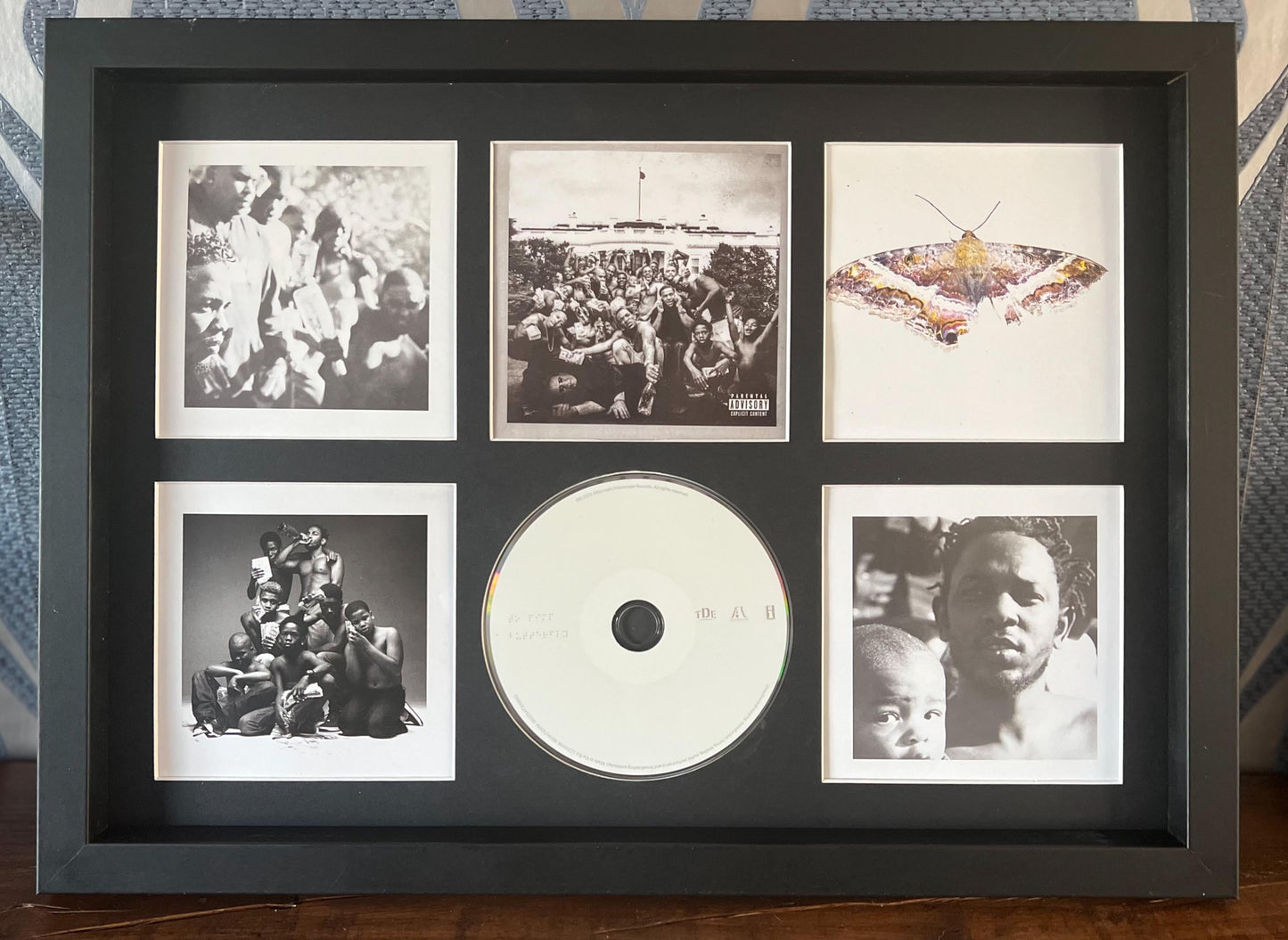 Kendrick Lamar | How To Pimp A Butterfly | Retro Mounted CD Wall Display | Frame Not Included |