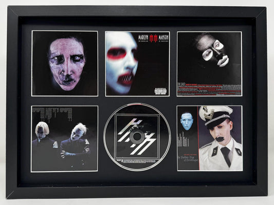 Marilyn Manson | The Golden Age Of Grotesque | Retro Mounted CD Wall Display | Frame Not Included |
