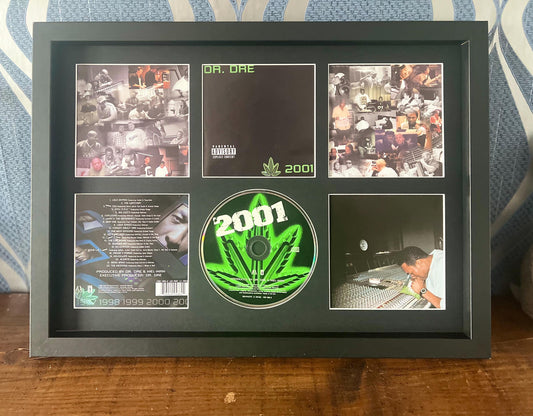 Dr Dre | 2001 | Retro Mounted CD Wall Display | Frame Not Included |