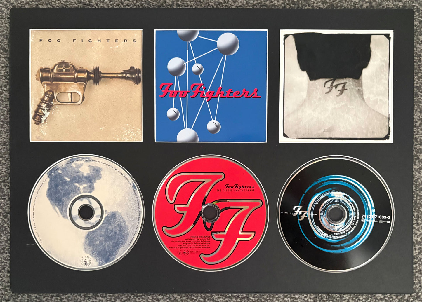 The Foo Fighters | The Foo Fighters | The Colour & The Shape | There Is Nothing Left To Lose | Triple CD Wall Display | Frame Not Included |