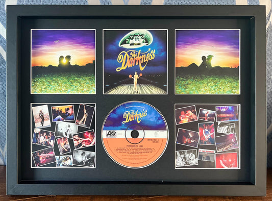 The Darkness | Permission To Land | Retro Mounted CD Wall Display | Frame Not Included |