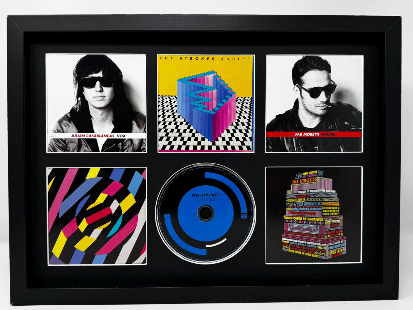 The Strokes | Angles | Retro Mounted CD Wall Display | Frame Not Included |