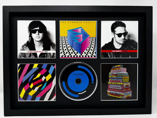 The Strokes | Angles | Retro Mounted CD Wall Display | Frame Not Included |