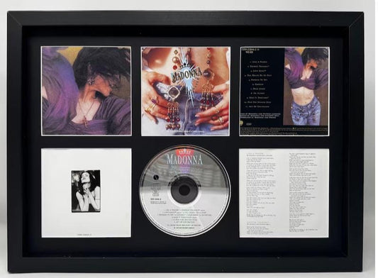 Madonna | Like A Prayer | Retro Mounted CD Wall Display | Frame Not Included |
