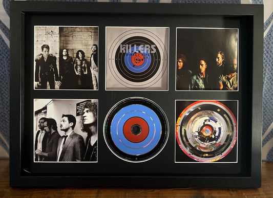 The Killers | Direct Hits | Retro Mounted CD Wall Display | Frame Not Included |
