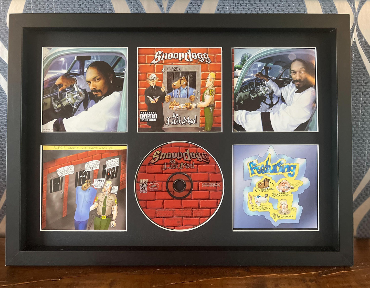 Snoop Dogg | Tha Last Meal | Retro Mounted CD Wall Display | Frame Not Included |