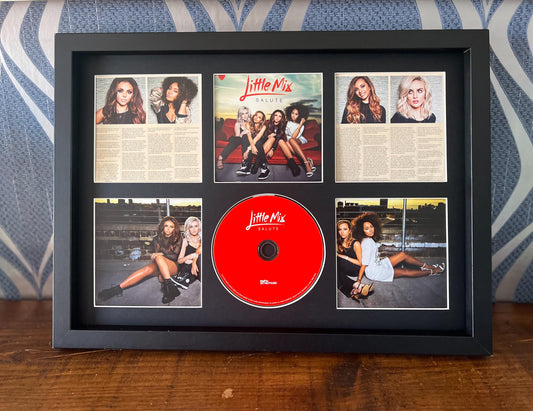 Little Mix | Salute | Retro Mounted CD Wall Display | Frame Not Included |