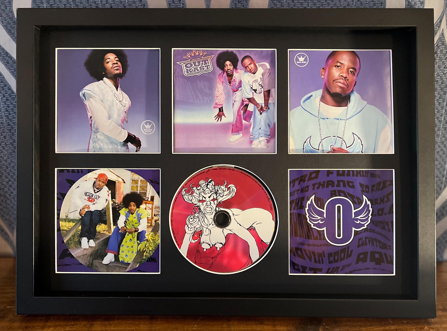 Outkast | Big Boy & Dre Present | Retro Mounted CD Wall Display | Frame Not Included |