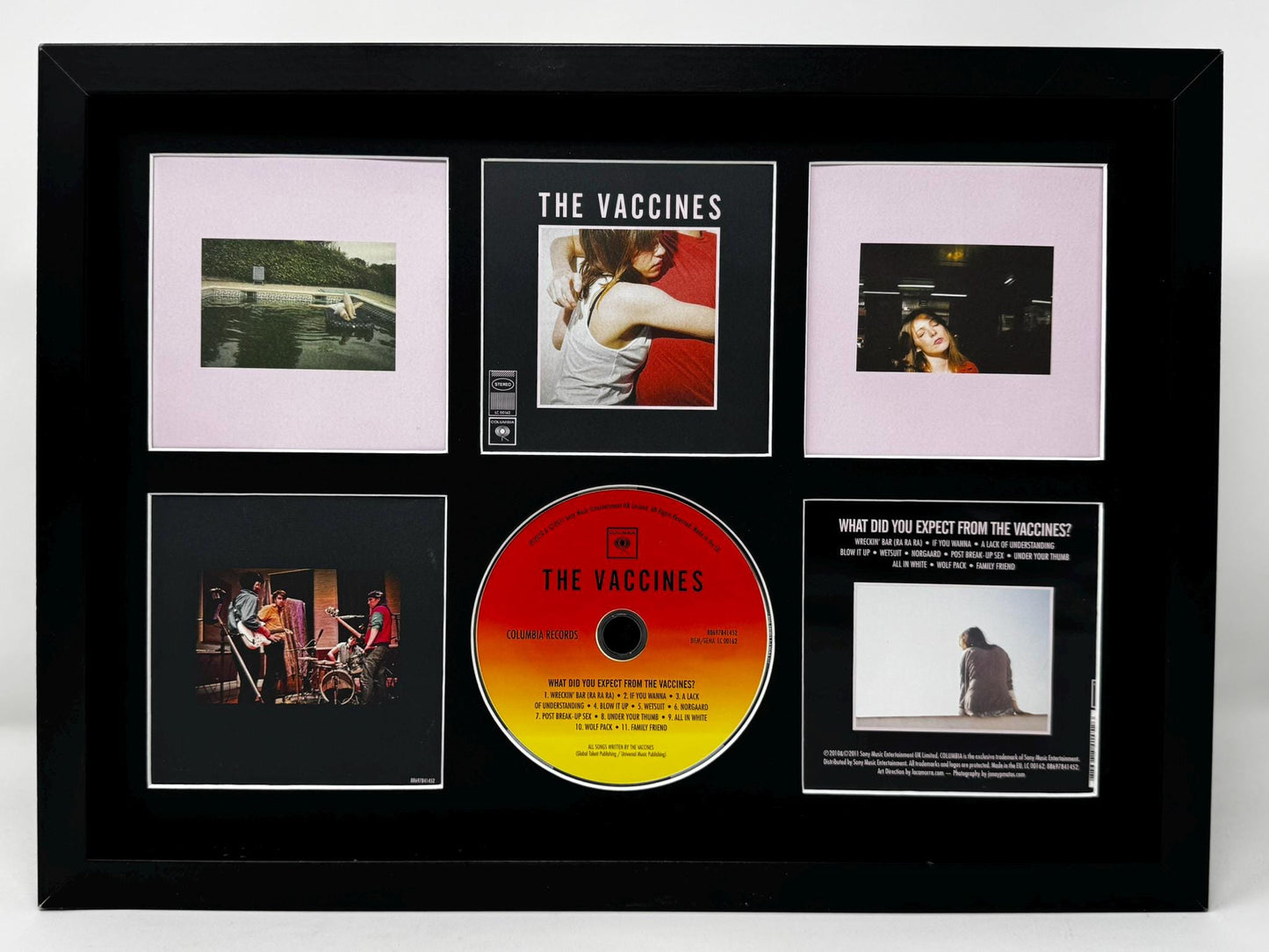 The Vaccines | What Did You Expect From The Vaccines? | Retro Mounted CD Wall Display | Frame Not Included |