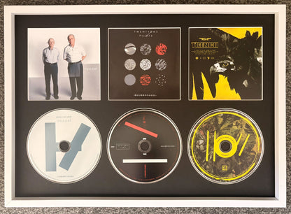Twenty One Pilots | Vessel | Blurryface | Trench | Triple Retro Mounted CD Wall Display | Frame Not Included |