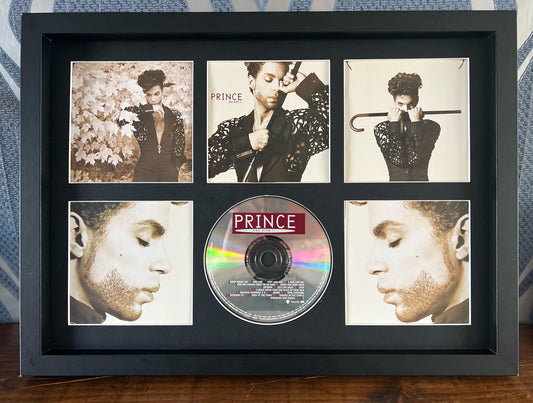 Prince | The Hits 1 | Retro Mounted CD Wall Display | Frame Not Included |