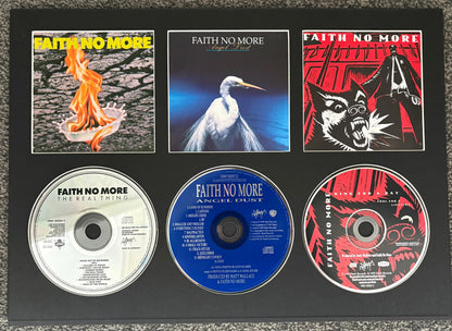 Faith No More | The Real Thing | Angel Dust | King For A Day | Retro Triple CD Wall Display | Frame Not Included |