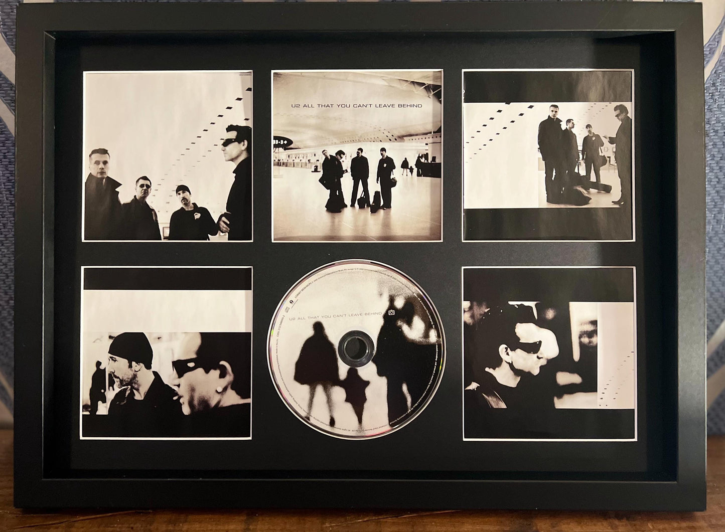 U2 | All That You Can Leave Behind | Retro Mounted CD Wall Display | Frame Not Included |