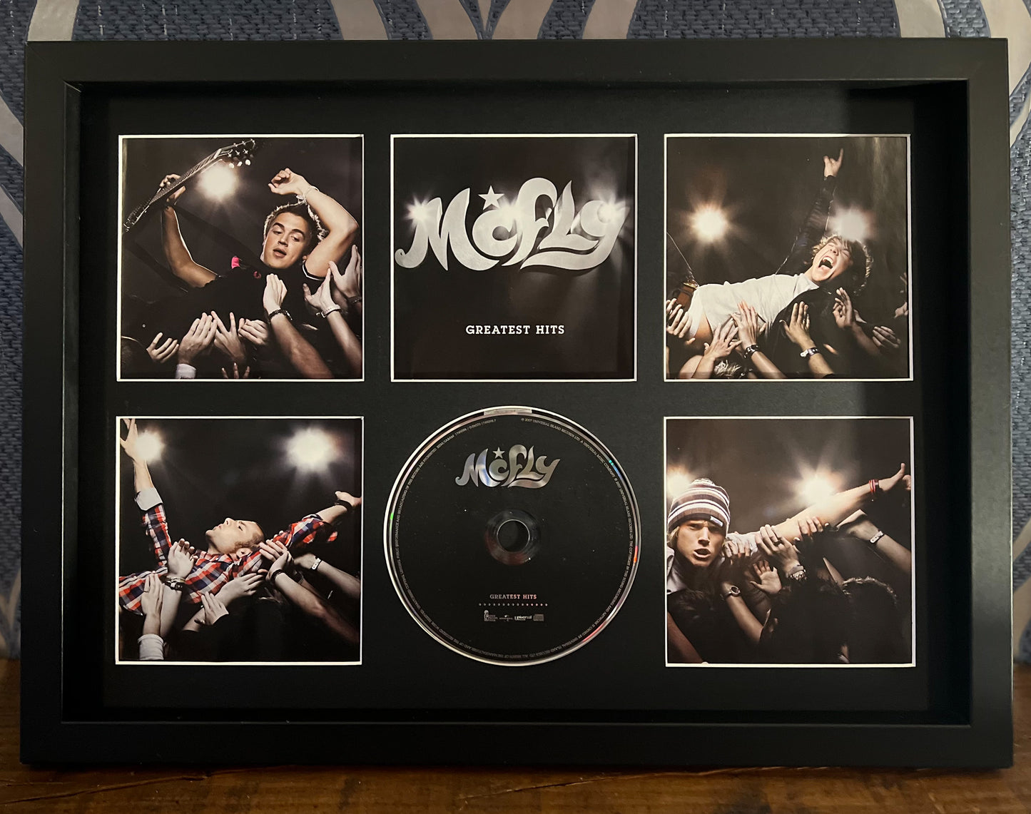 McFly | The Greatest Hits | Retro Mounted CD Wall Display | Frame Not Included |