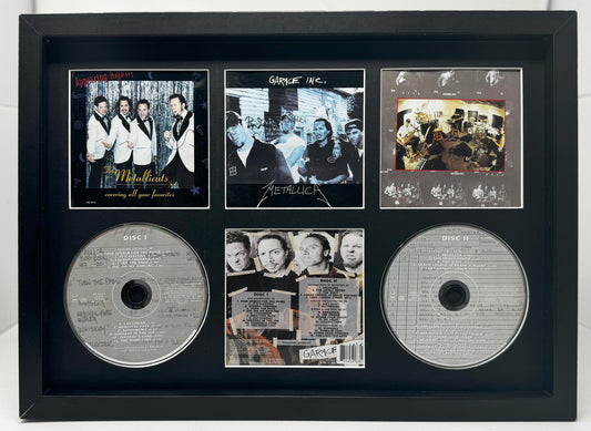 Metallica | Garage Inc | Retro Double Mounted CD Wall Display | Frame Not Included |