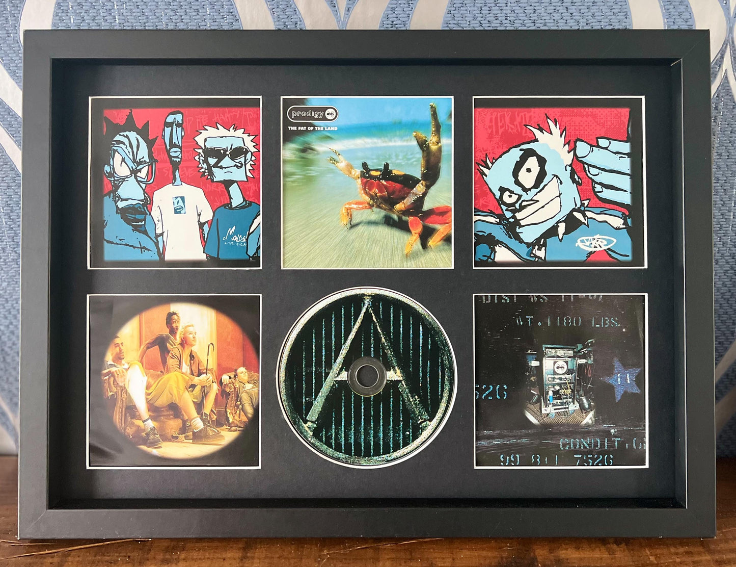 The Prodigy | The Fat Of The Land | Retro Mounted CD Wall Display | Frame Not Included |
