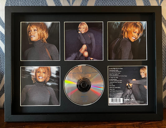 Whitney Houston | My Love Is Your Love | Retro Mounted CD Wall Display | Frame Not Included |