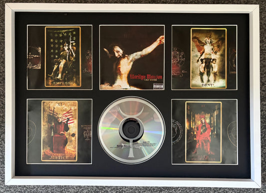 Marilyn Manson | Holy Wood (In The Shadow Of The Valley Of Death) | Retro Mounted CD Wall Display | Frame Not Included |