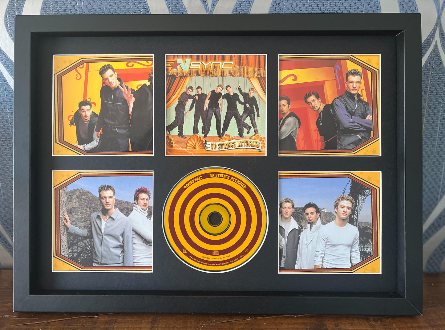 NSync | No Strings Attached | Retro Mounted CD Wall Display | Frame Not Included |