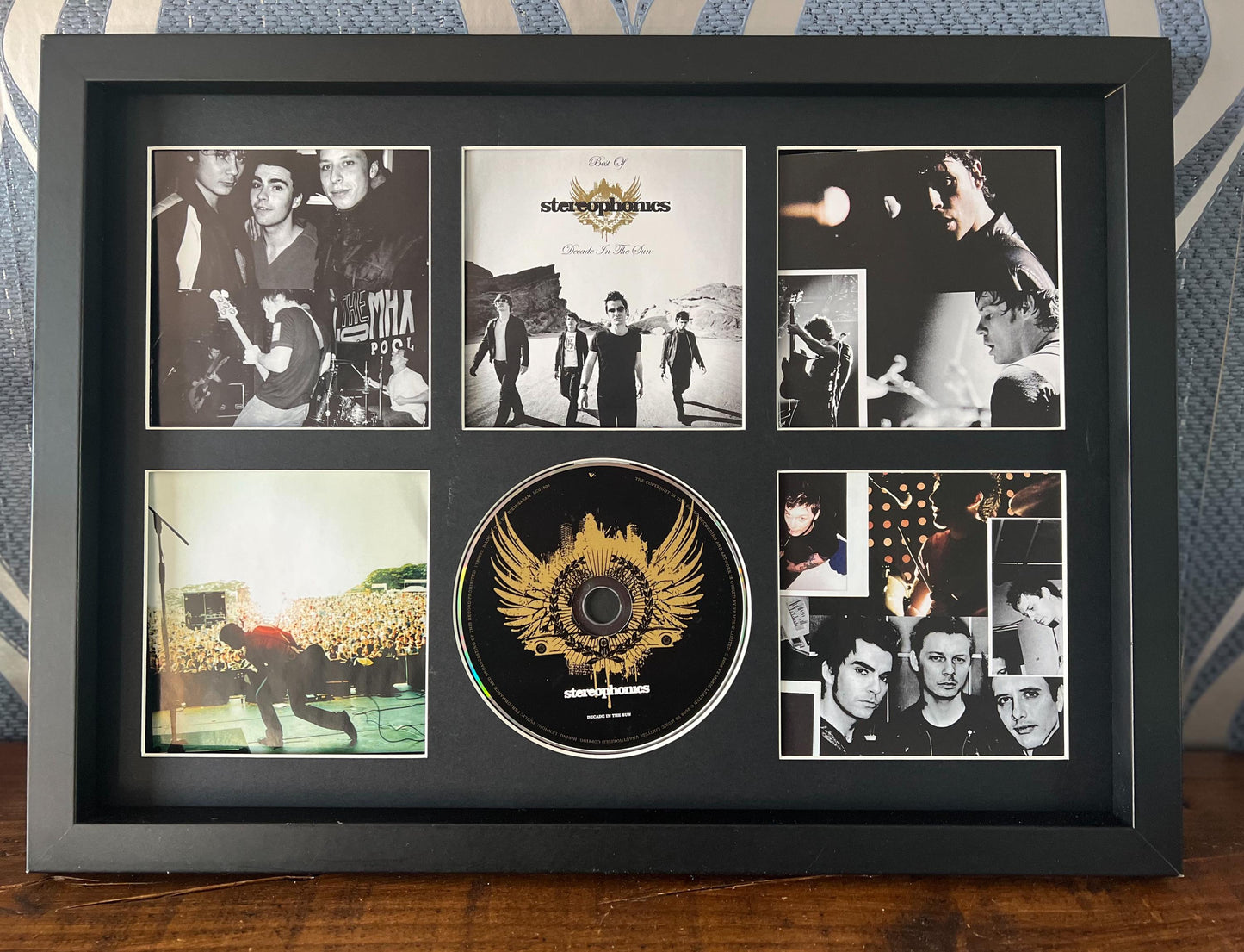 The Stereophonics | Decade In The Sun : Best Of | Retro Mounted CD Wall Display | Frame Not Included |