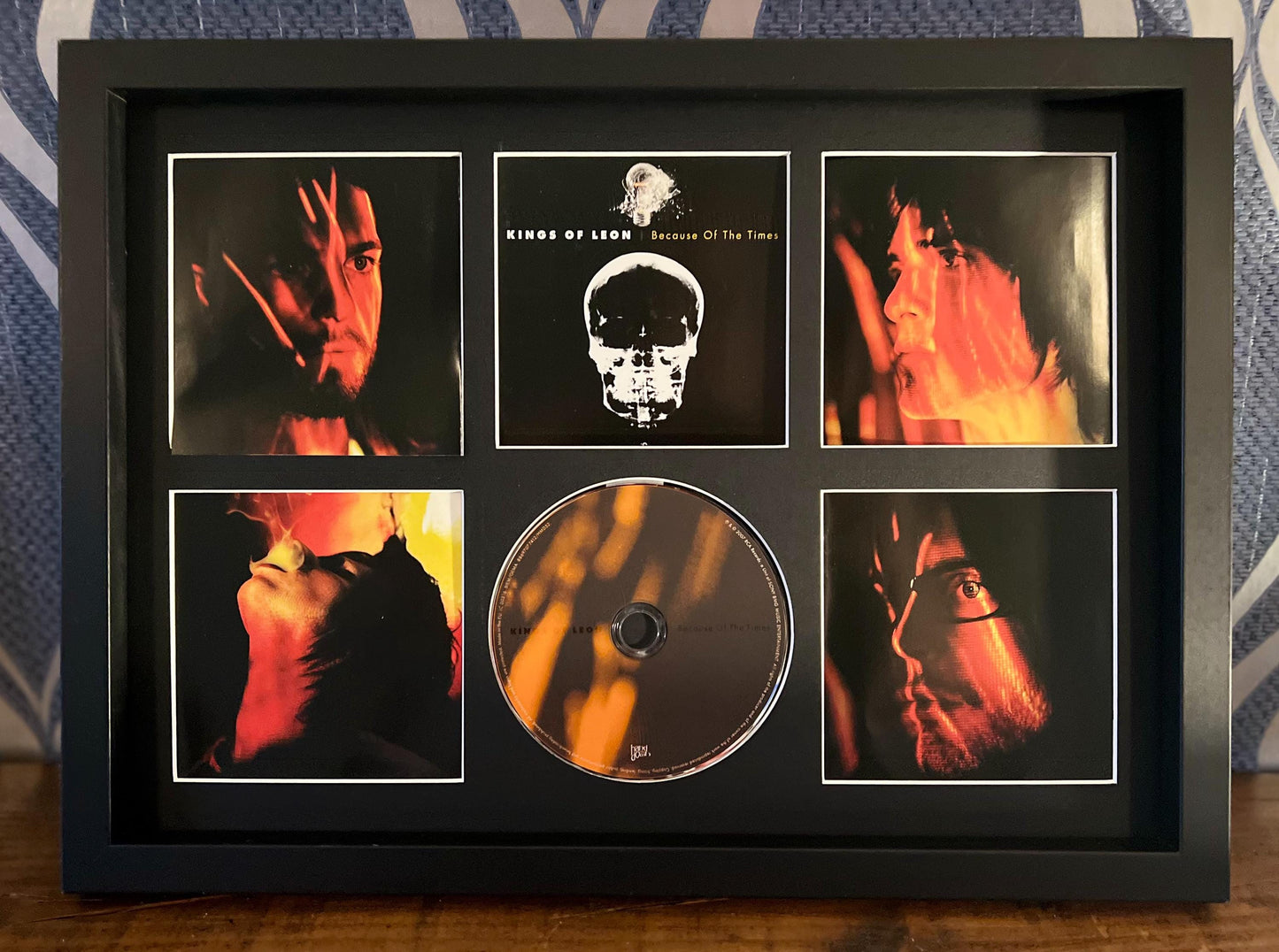 The Kings Of Leon | Because Of The Times | Retro Mounted CD Wall Display | Frame Not Included |