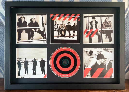 U2 | How To Dismantle An Atomic Bomb | Retro Mounted CD Wall Display | Frame Not Included |