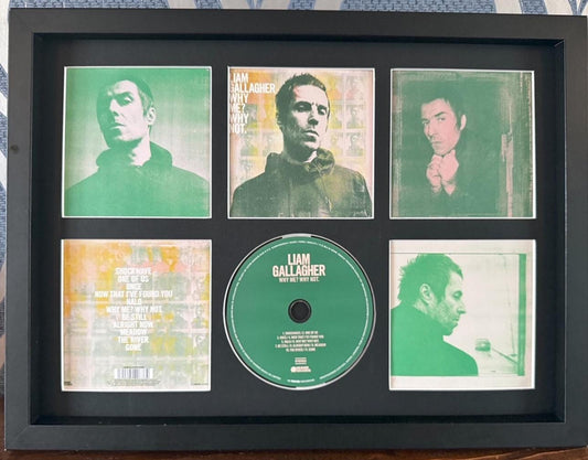 Liam Gallagher | Why Me? Why Not | Retro Mounted CD Wall Display | Frame Not Included |