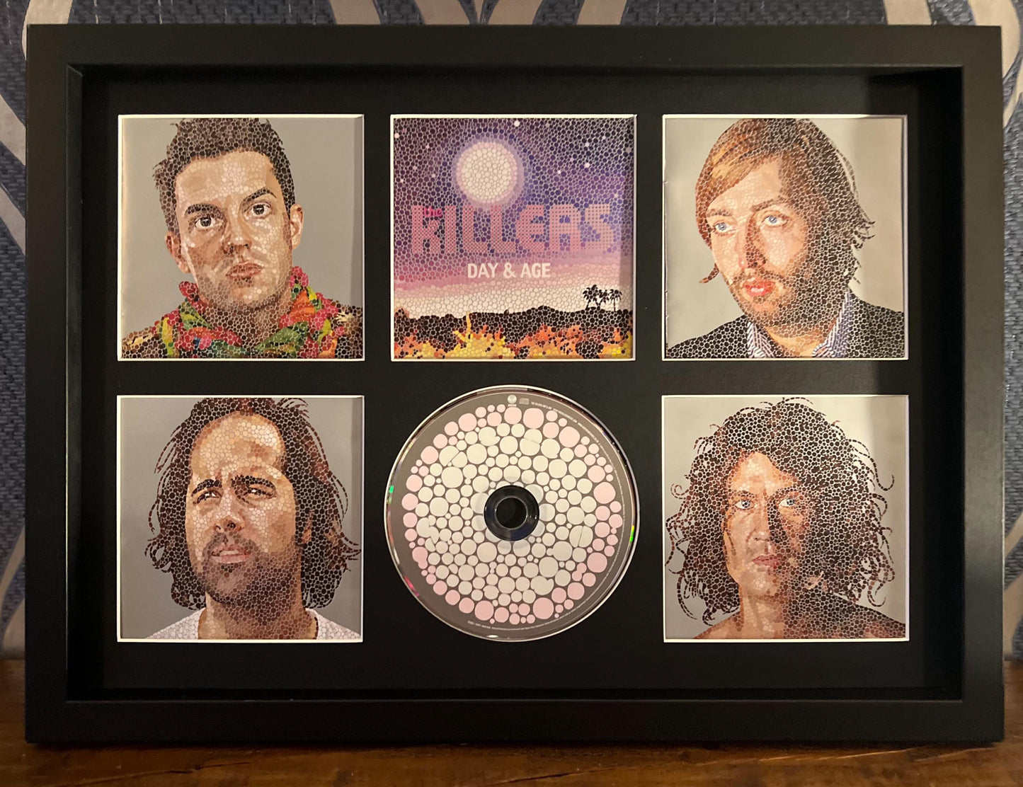 The Killers | Day & Age | Retro Mounted CD Wall Display | Frame Not Included |