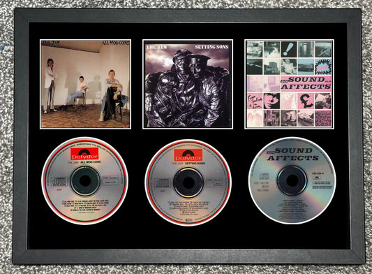 The Jam | All Mod Cons | Setting Sons | Sounds Affected | Retro Triple CD Wall Display | Frame Not Included |