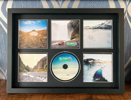 The Streets | Everything Is Borrowed | Retro Mounted CD Wall Display | Frame Not Included |