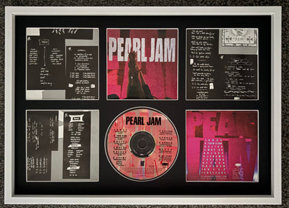 Pearl Jam | Ten | Retro Mounted CD Wall Display | Frame Not Included |
